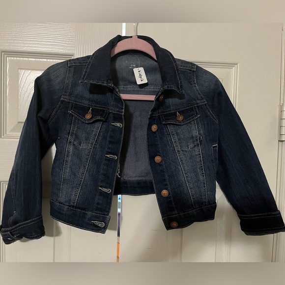 Kidpik NWT Stretch Denim Jean Jacket Girls Size S (7/8) - Picture 2 of 4